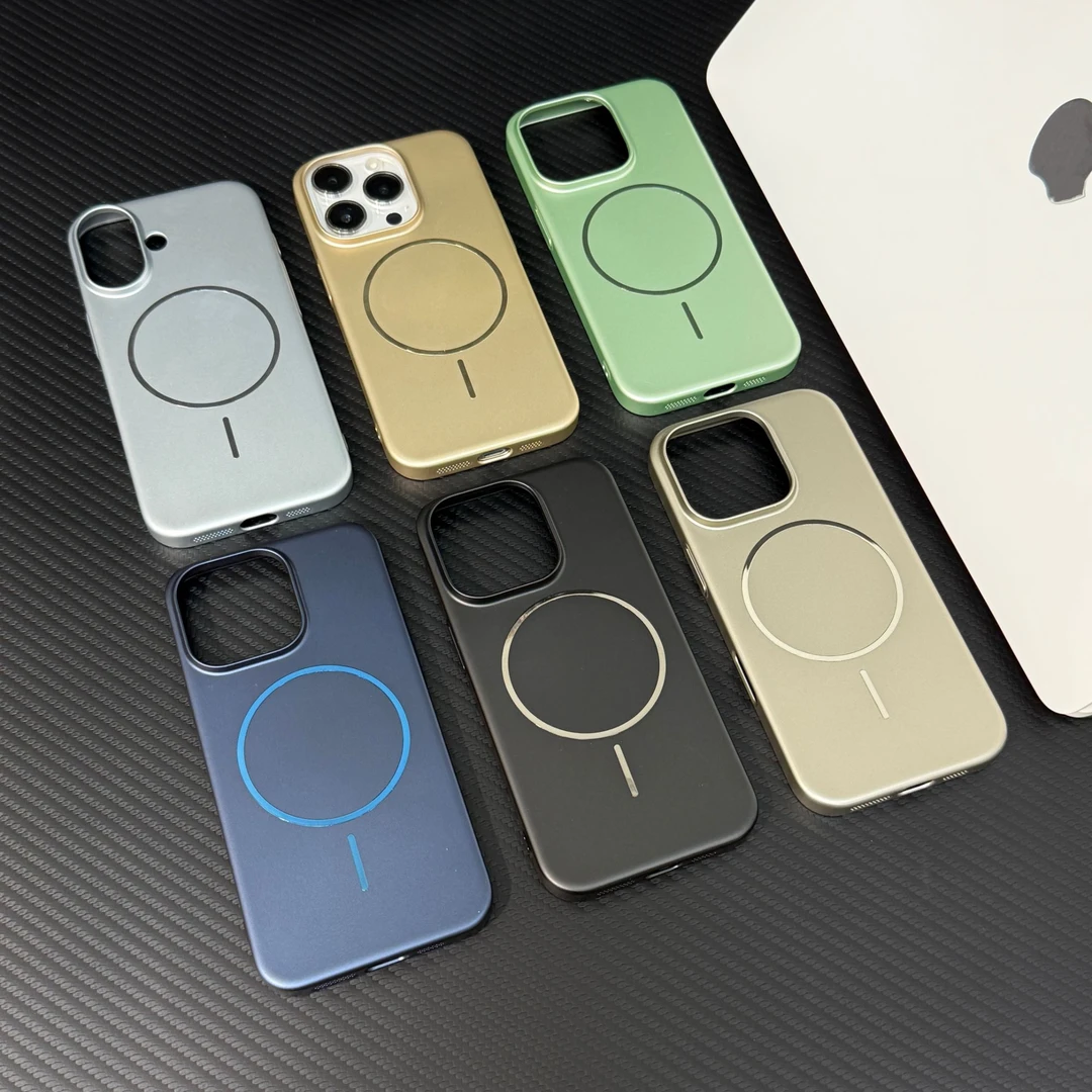 雅天立超薄金属细圈磁吸适用苹果16/17promax手机壳iPhone15/13套