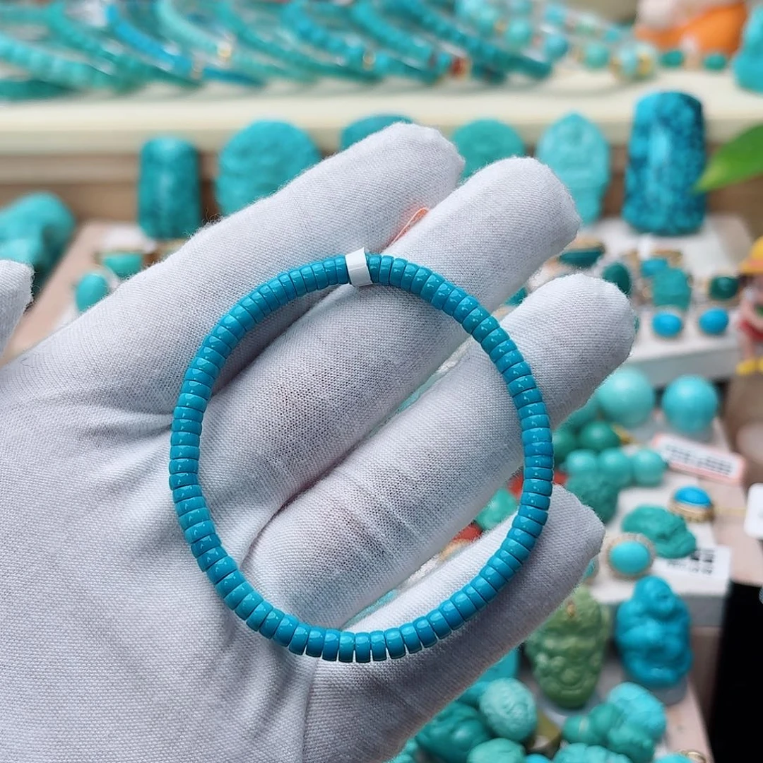 绿松石未镶嵌手链