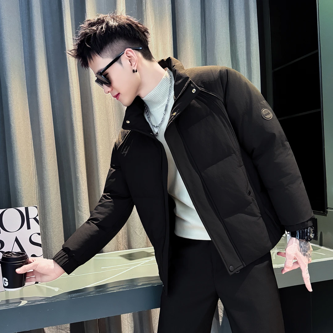 棉服男款冬季2025新款爆款百搭立领棉衣外套男生冬天衣服保暖棉袄