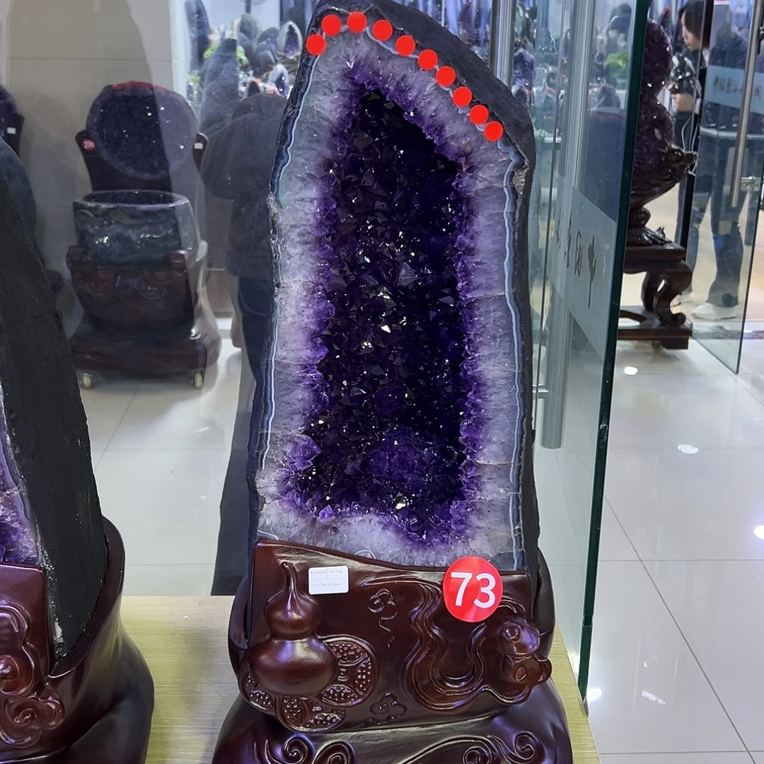 紫晶未镶嵌大型摆件（非配饰）