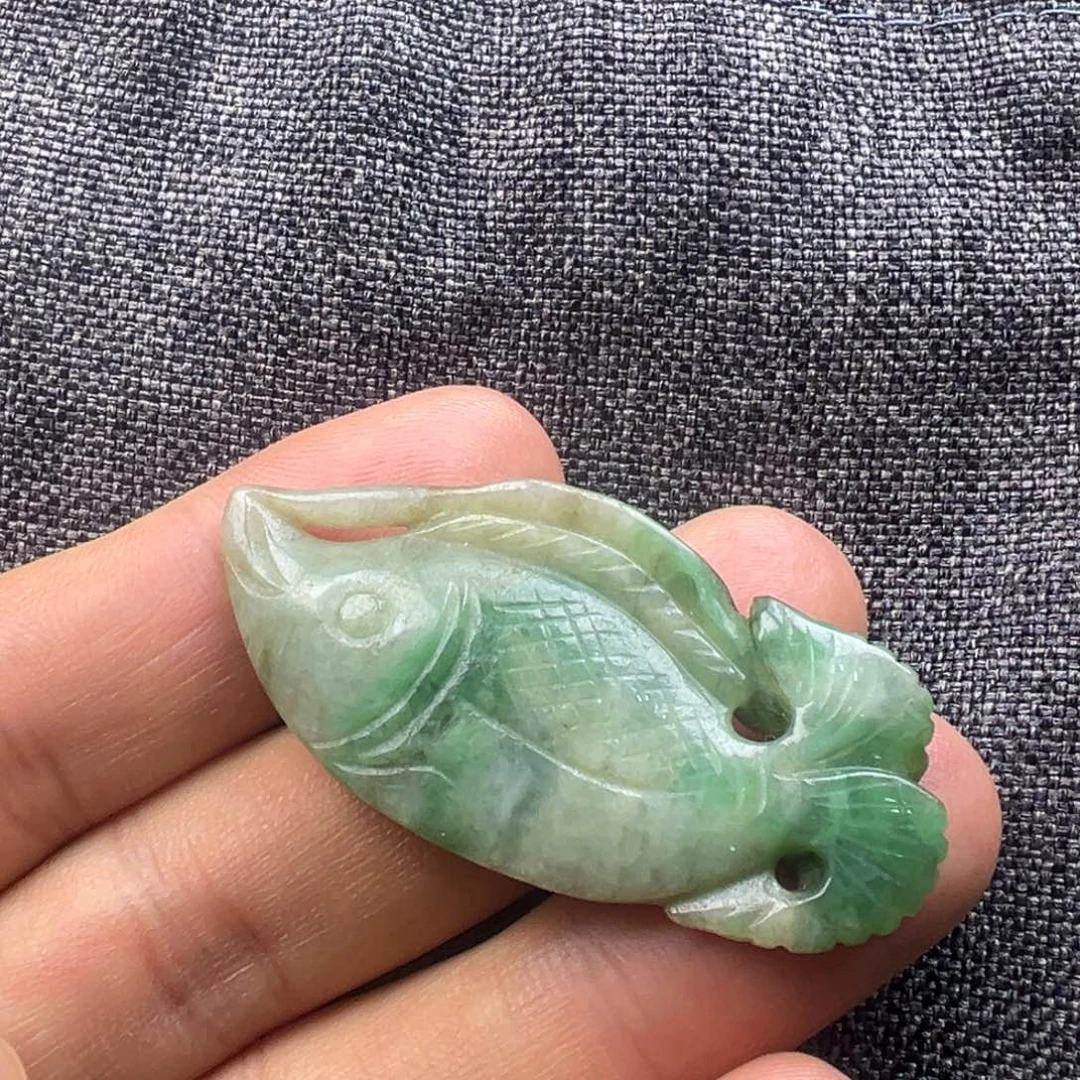 翡翠未镶嵌颈饰66666