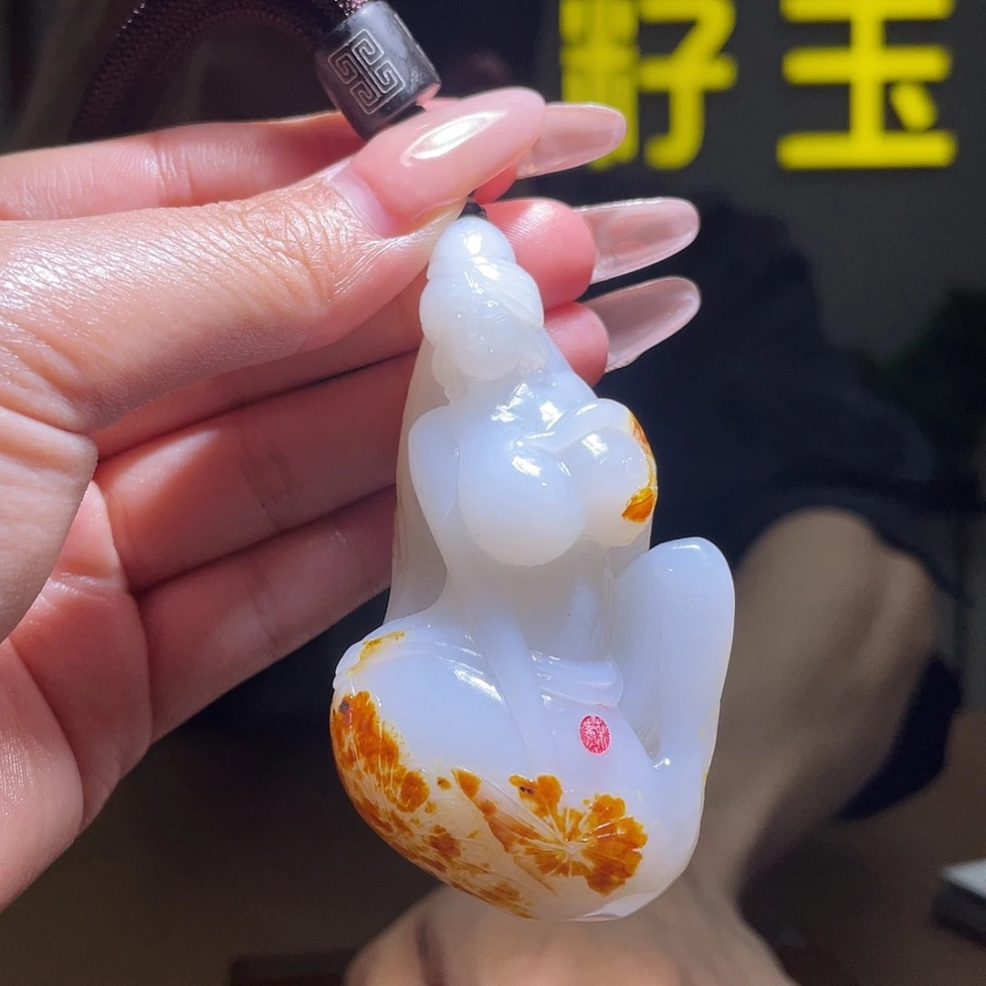 和田玉未镶嵌颈饰D2