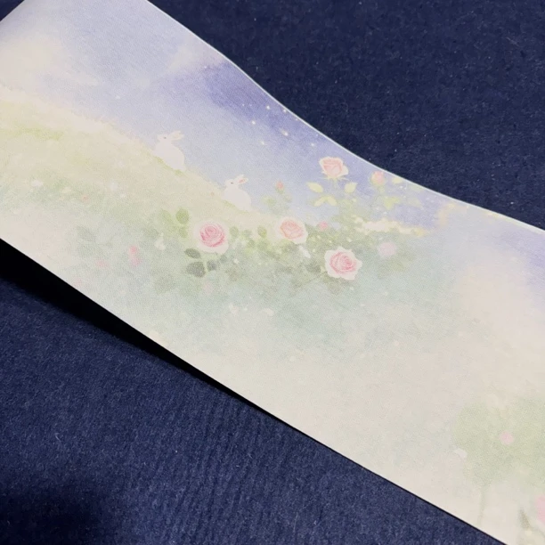 【升级纳米迷你月下长卷】大风堂纳米半生熟毛笔书法作品纸