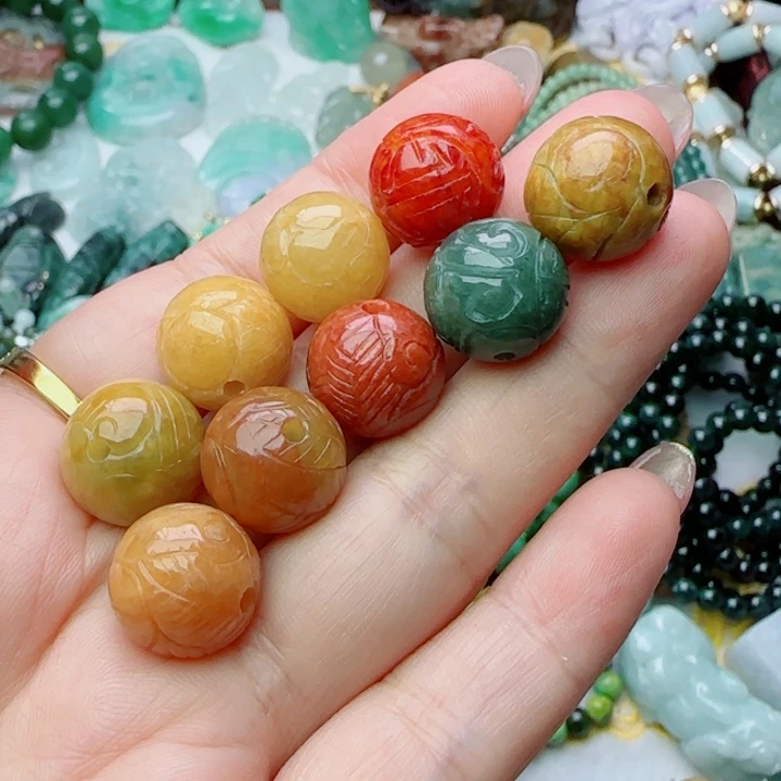 翡翠未镶嵌颈饰天然A货35