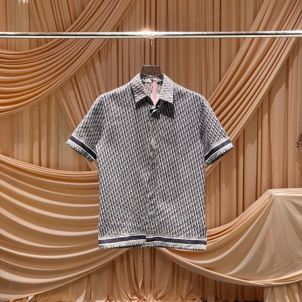 99新 DIOR/迪奥 满老花衬衫/37码/32906