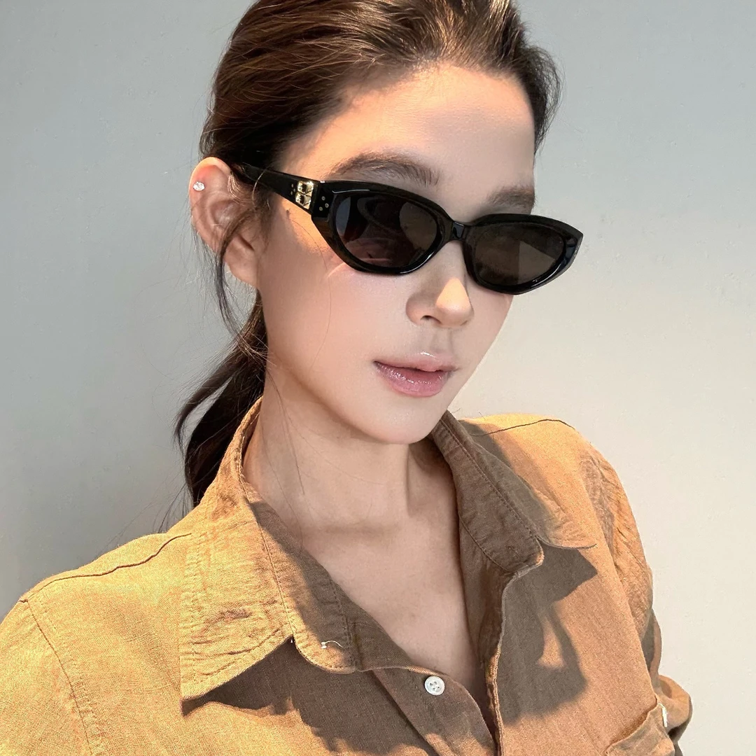 弗瑞姆眼镜显瘦高级感时尚网红潮ins板材猫眼防晒墨镜女太阳镜172