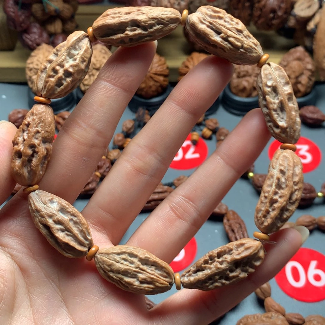 核桃50东北秋子异型手串