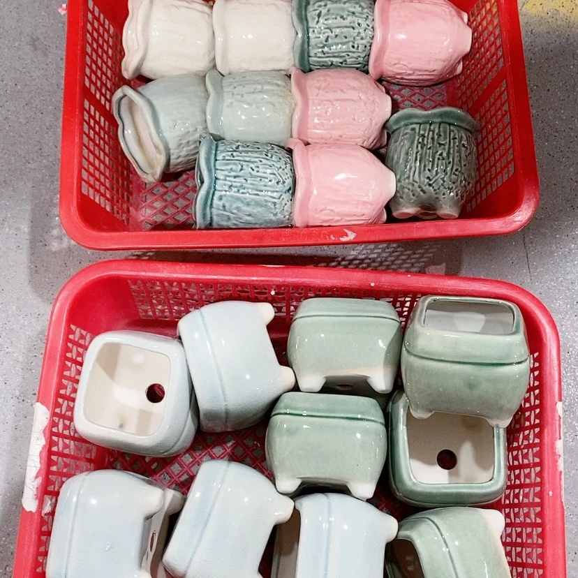 【闪购商品】红陶陶瓷花盆，多肉花盆