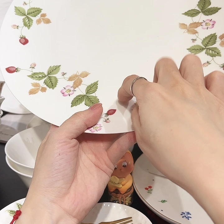 瓷片10寸平盘1个瓷片