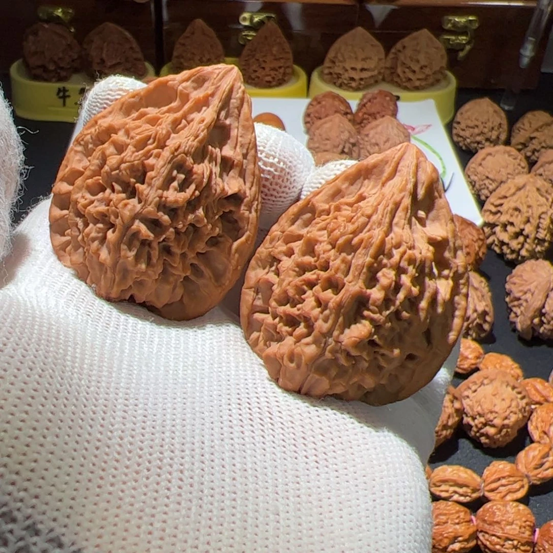 文玩核桃把件小*火凤