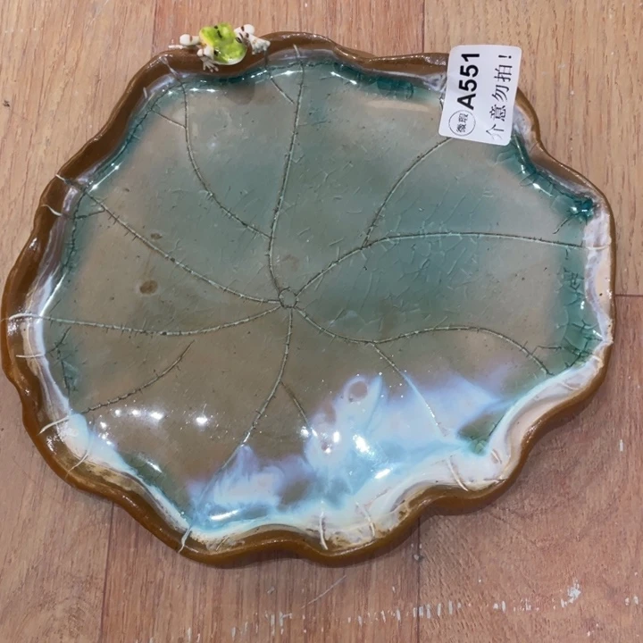 梦***黎手工制作陶瓷茶具茶杯青蛙