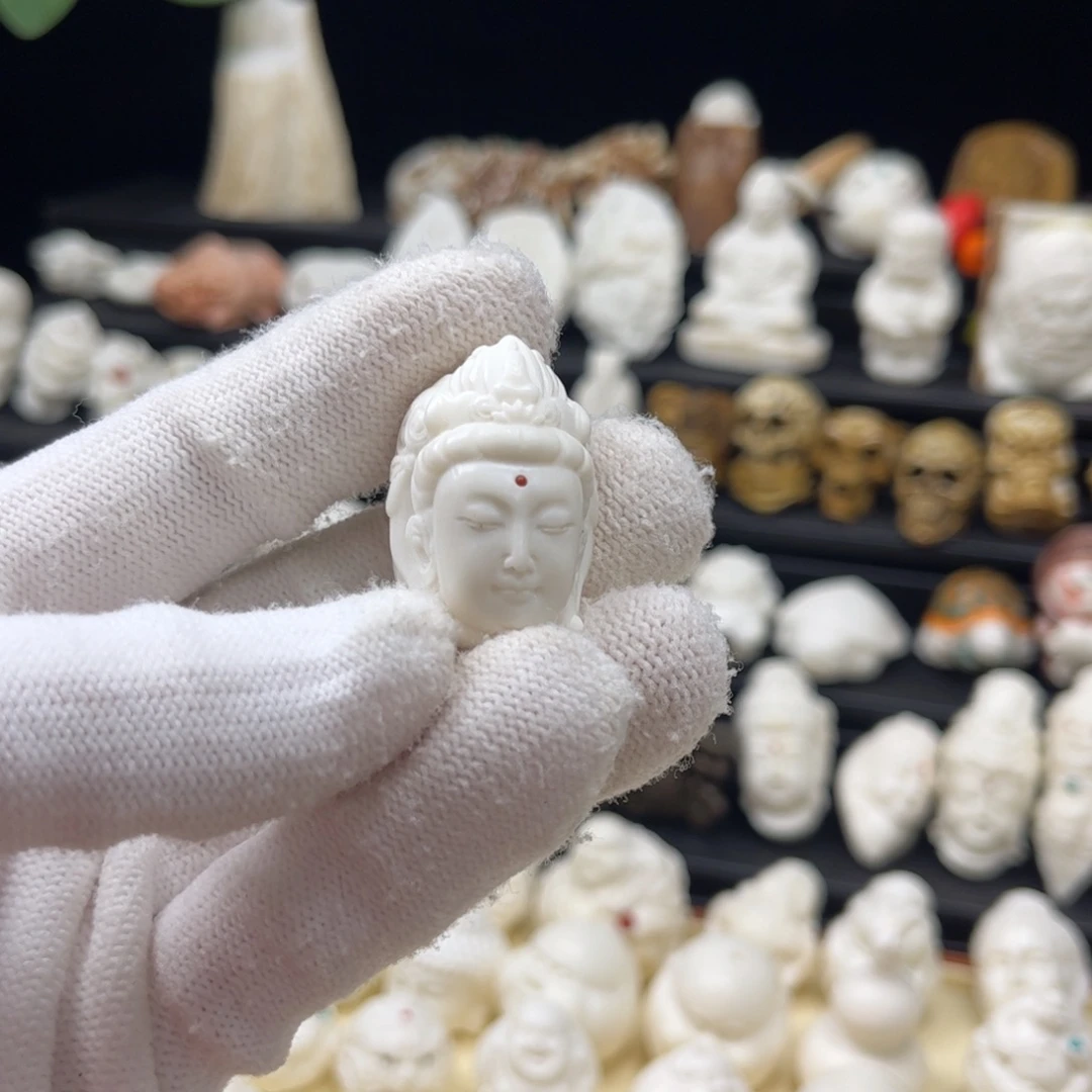 睿***桃鹿骨手串/手链观音打三通