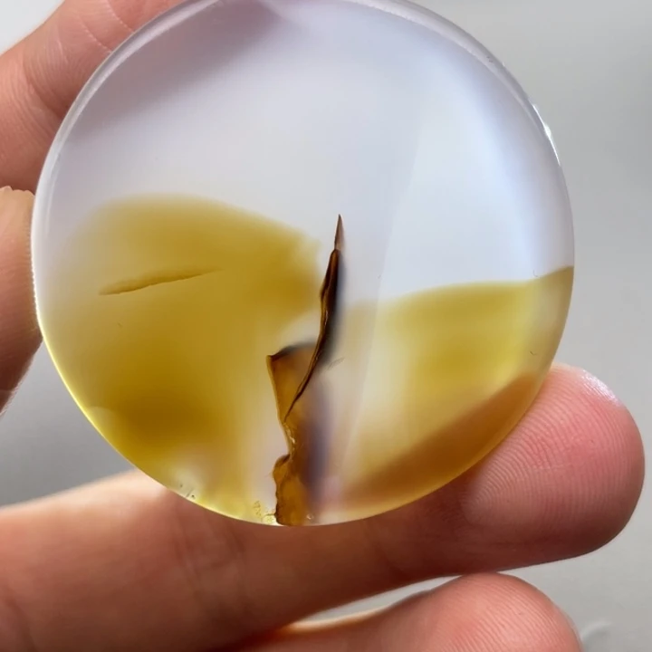 玛瑙/玉髓颈饰未镶嵌蓝*