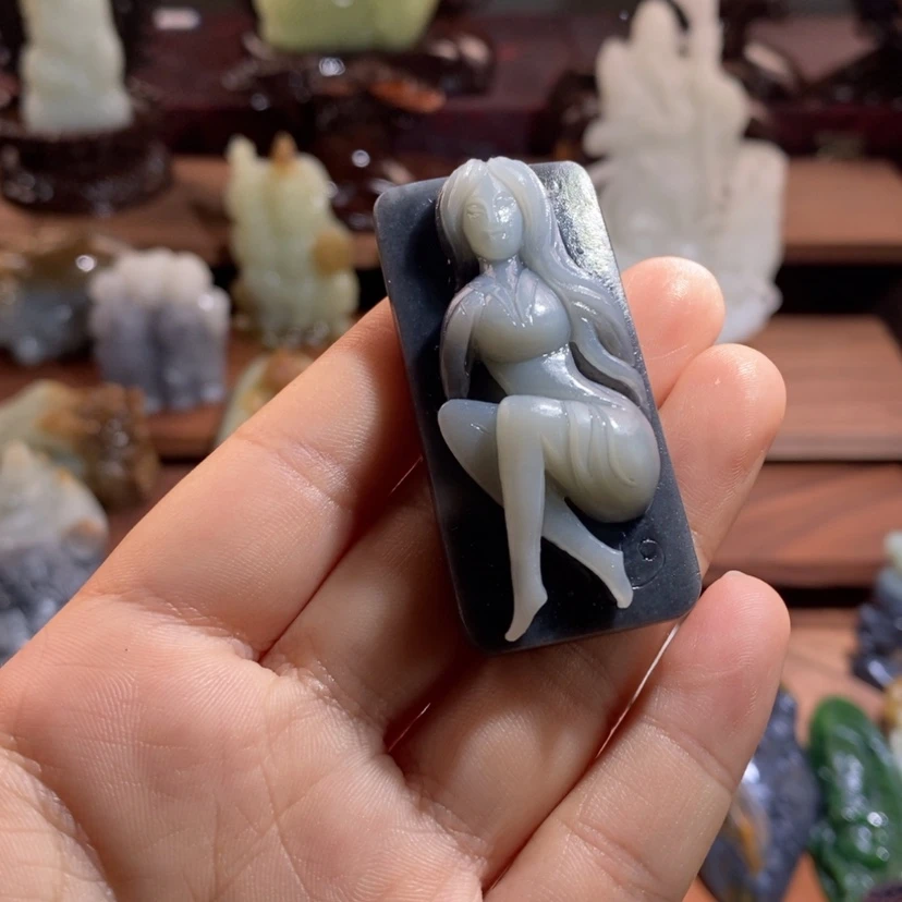 【闪购商品】和田玉未镶嵌挂件定制