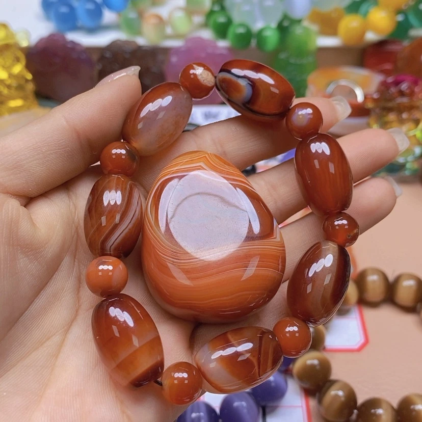 【闪购商品】玛瑙/玉髓颈饰未镶嵌火**发