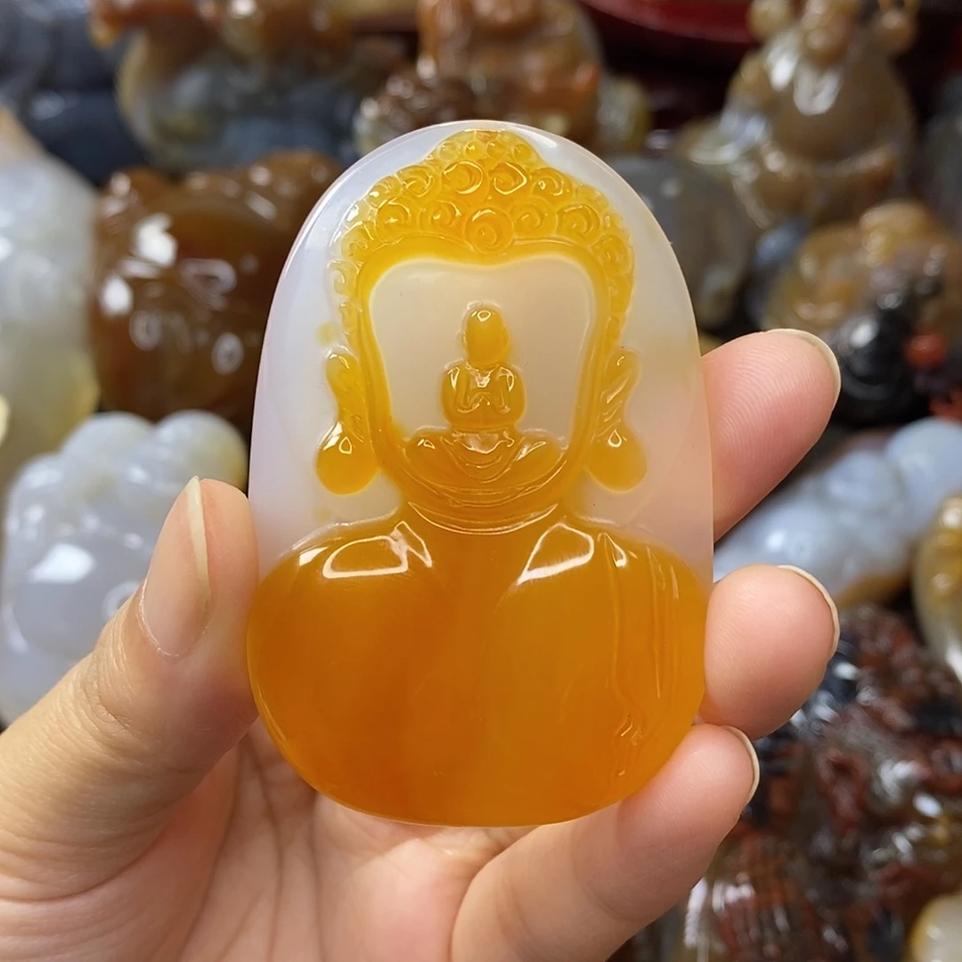 玛瑙/玉髓吊坠未镶嵌