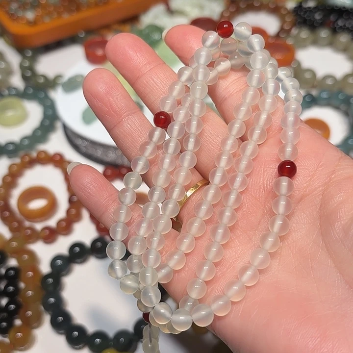 蛇纹石玉未镶嵌手串