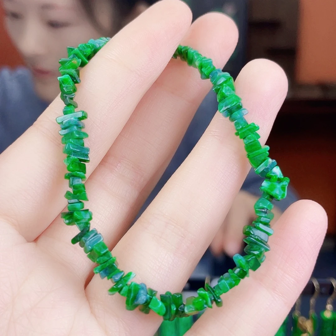 翡翠未镶嵌耳饰饰品