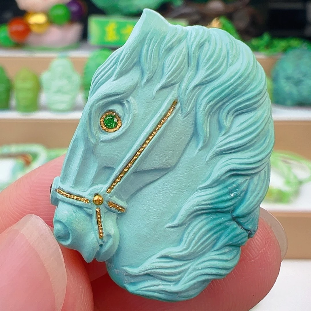 未镶嵌绿松石项链