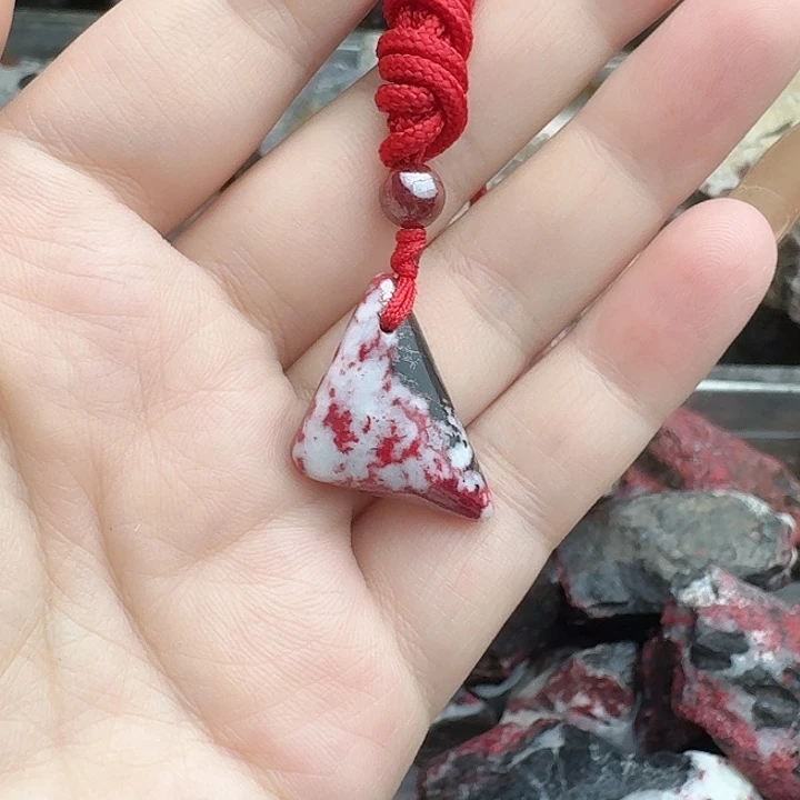 天然辰砂朱砂吊坠3