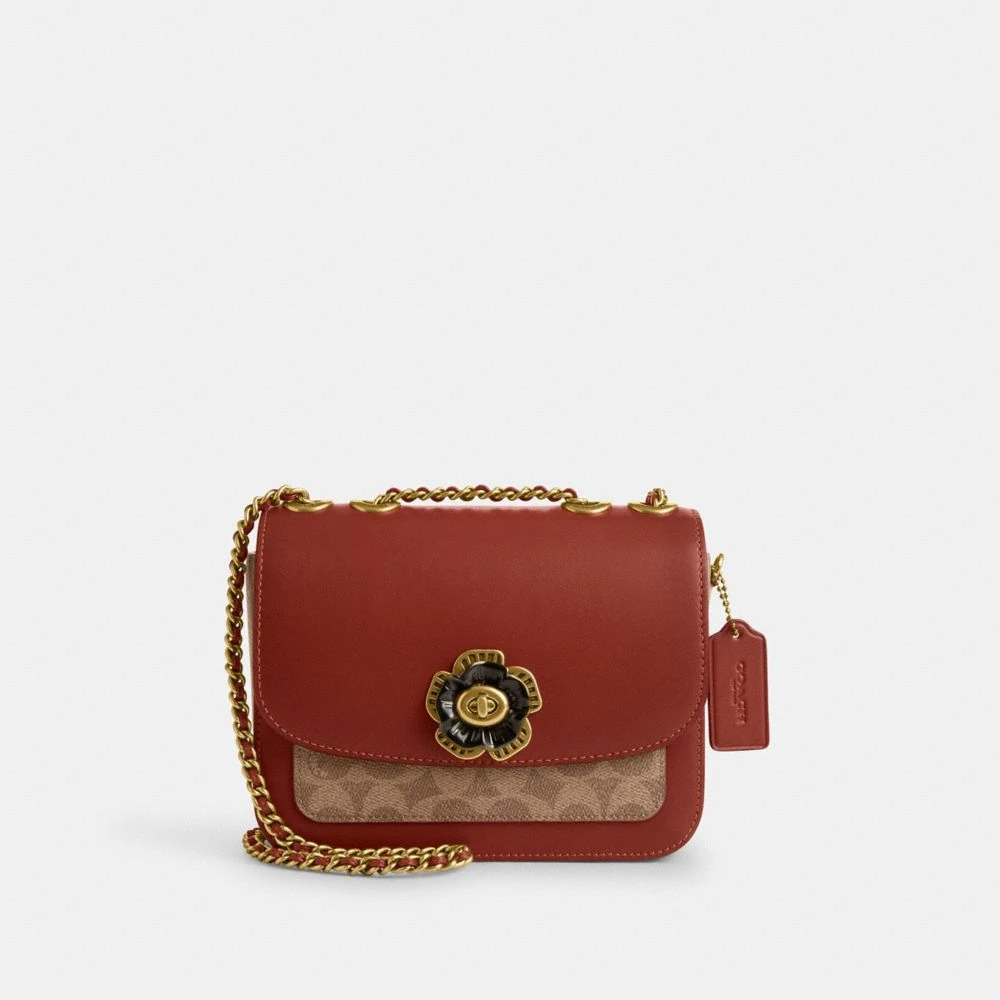 【银泰百货HF】蔻驰女士经典标志MADISON 19号斜挎包老花休闲单肩包