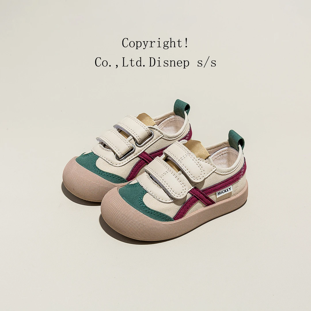 Disney/迪士尼2025春秋新款儿童运动鞋潮软底休闲防踢宝宝学步鞋