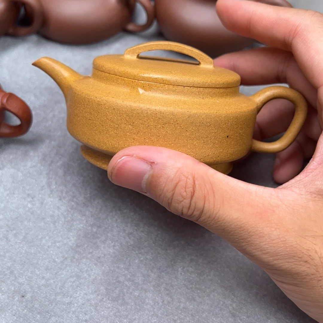 茶壶紫砂黄金段周盘