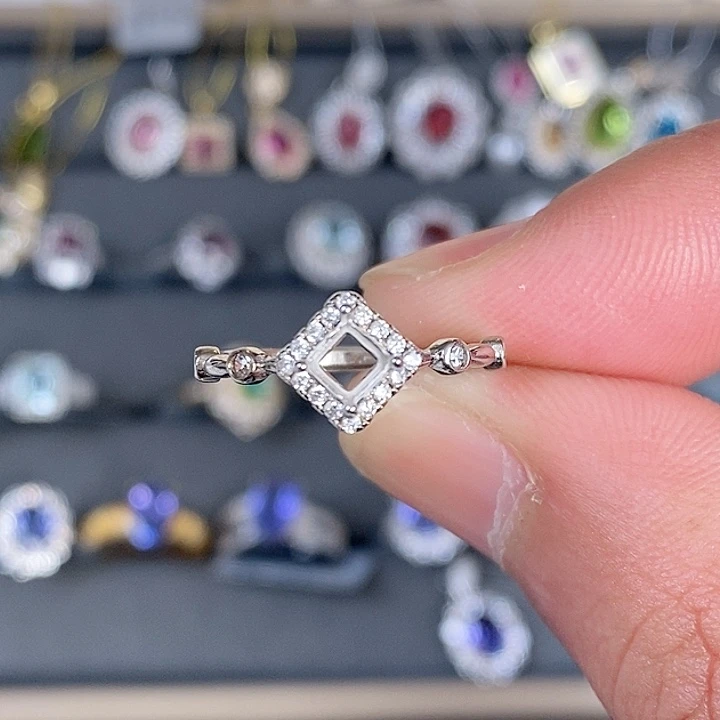 碧玺吊坠(不含链)银S925镶嵌