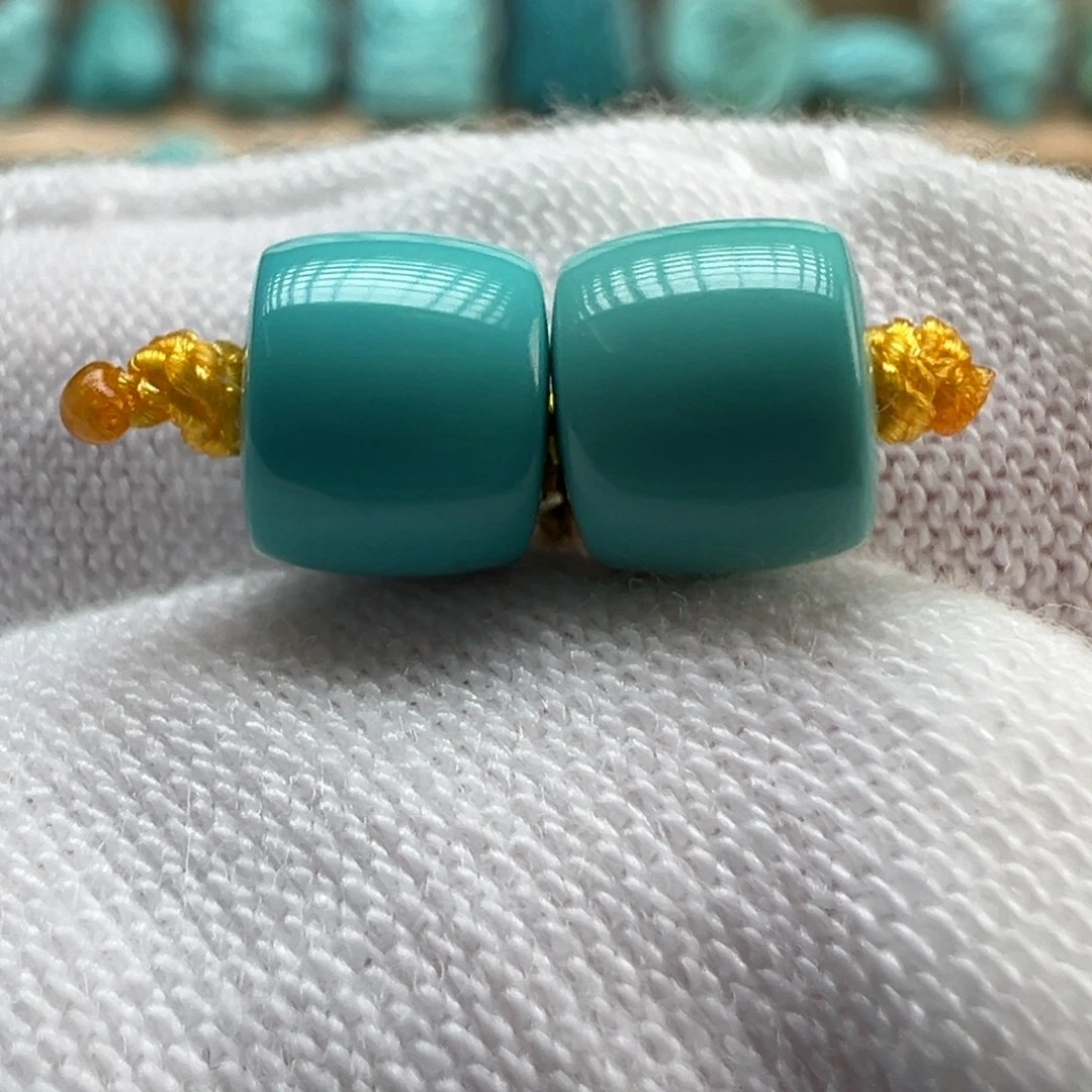 绿松石未镶嵌配饰6.6×5.6