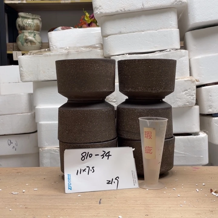 粗陶多肉花盆微瑕34