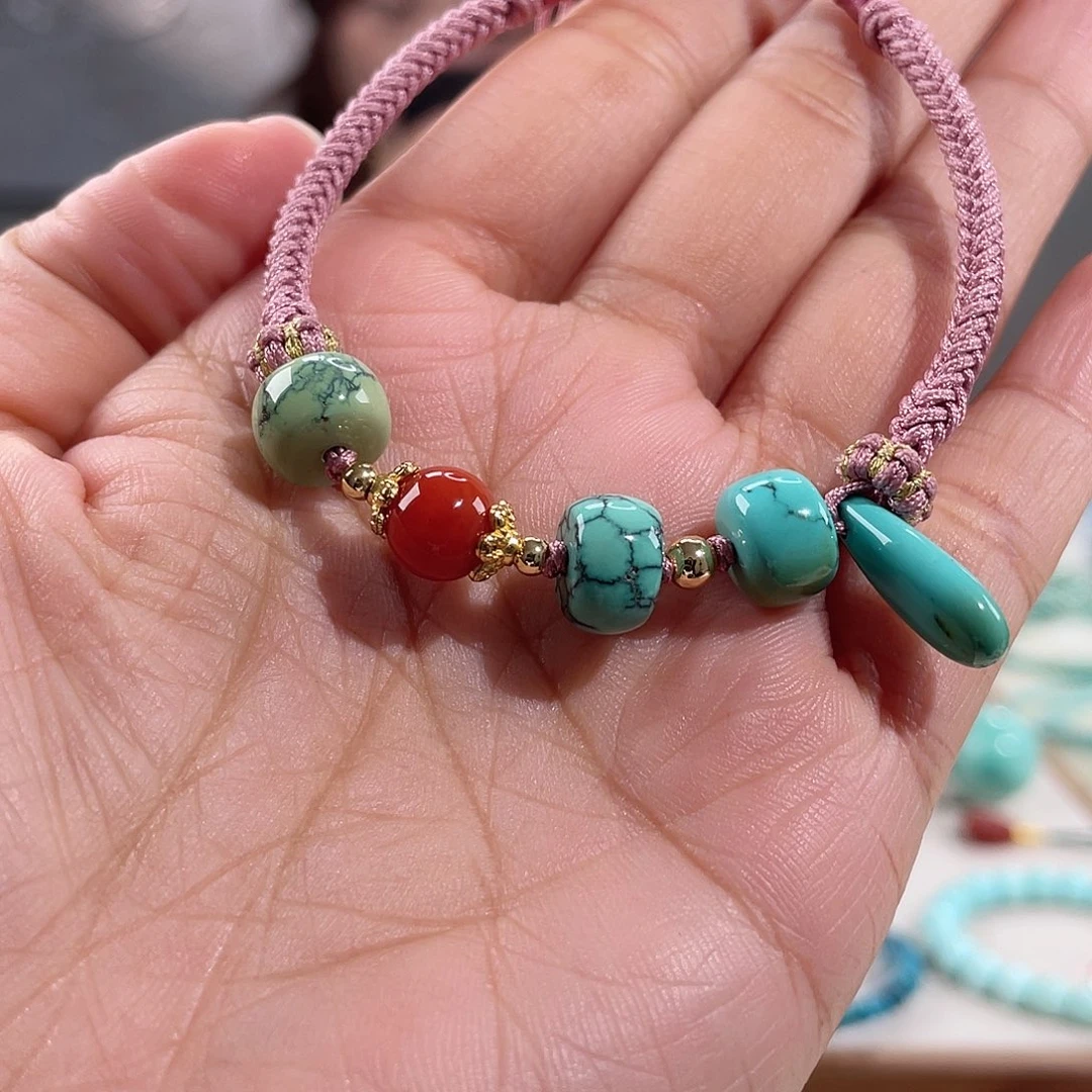 绿松石未镶嵌精品手绳