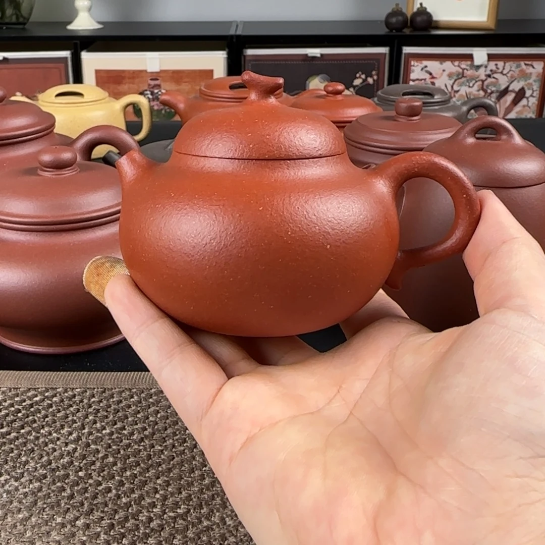 一***过茶壶紫砂微瑕茄瓜