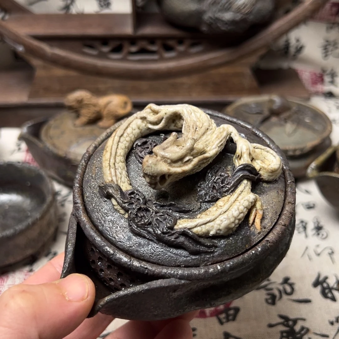 ?****敬欣柴烧龙摘宝瓶