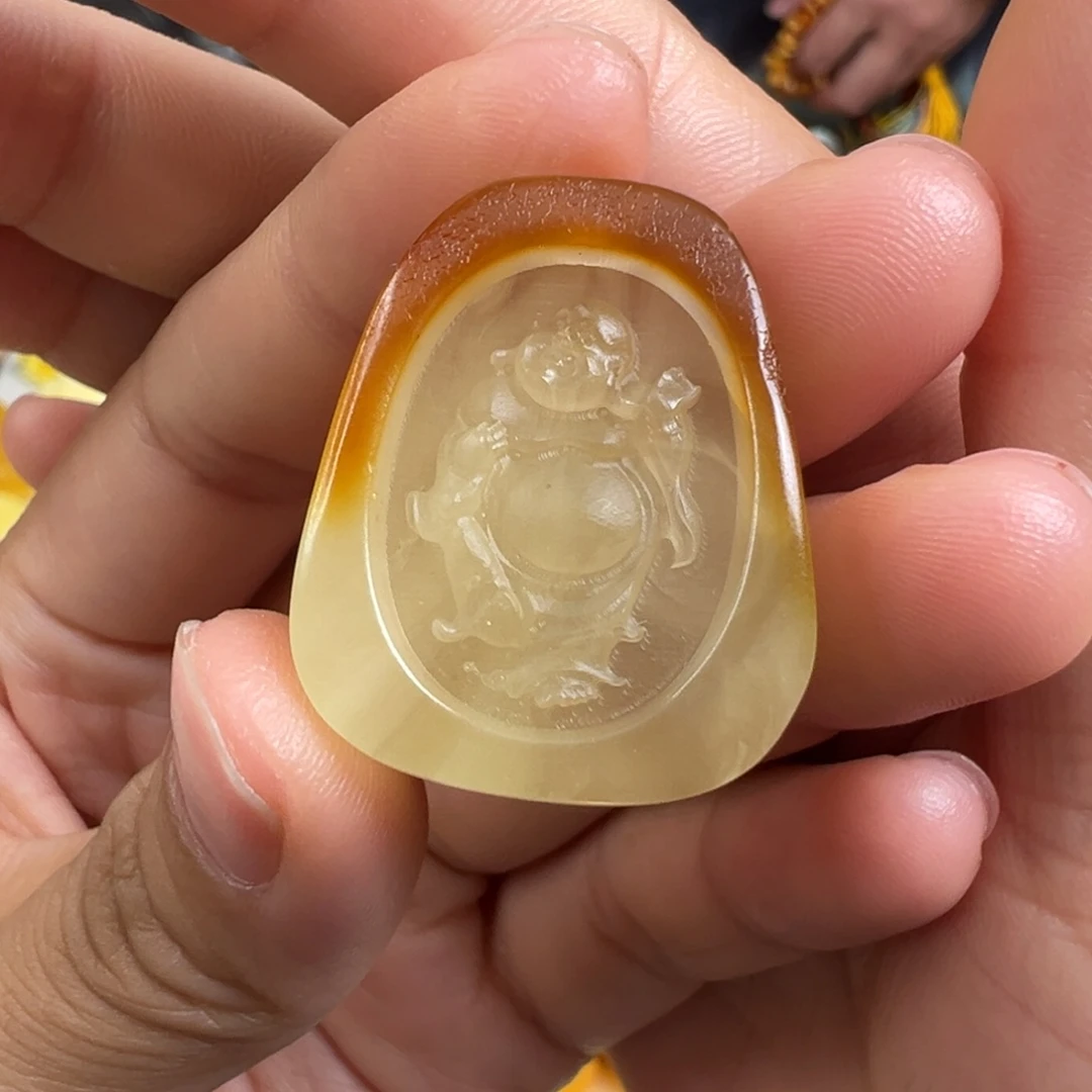 裸石蜜蜡未镶嵌微瑕