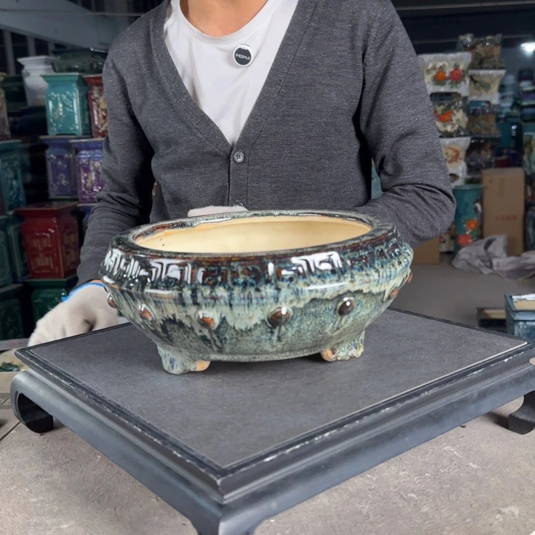 一风堂石湾花盆。