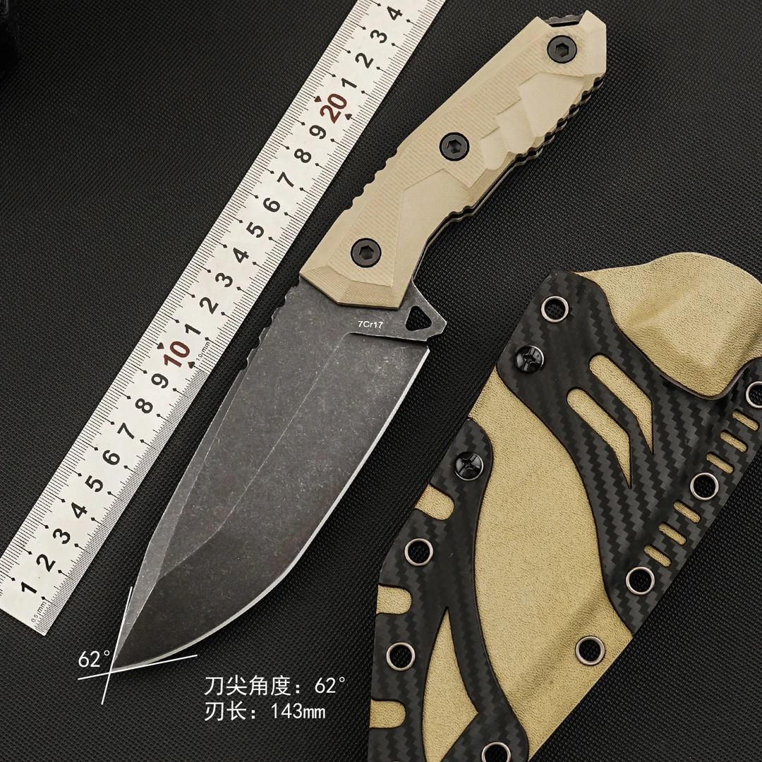 外贸尾单雇佣兵突击手户外手把肉小刀