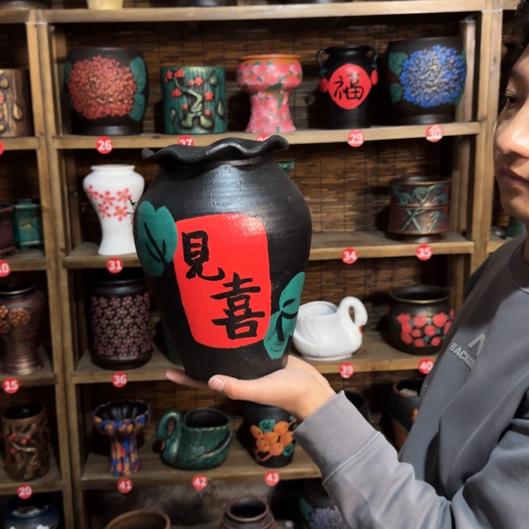 带孔高端浮雕花盆炸炸炸