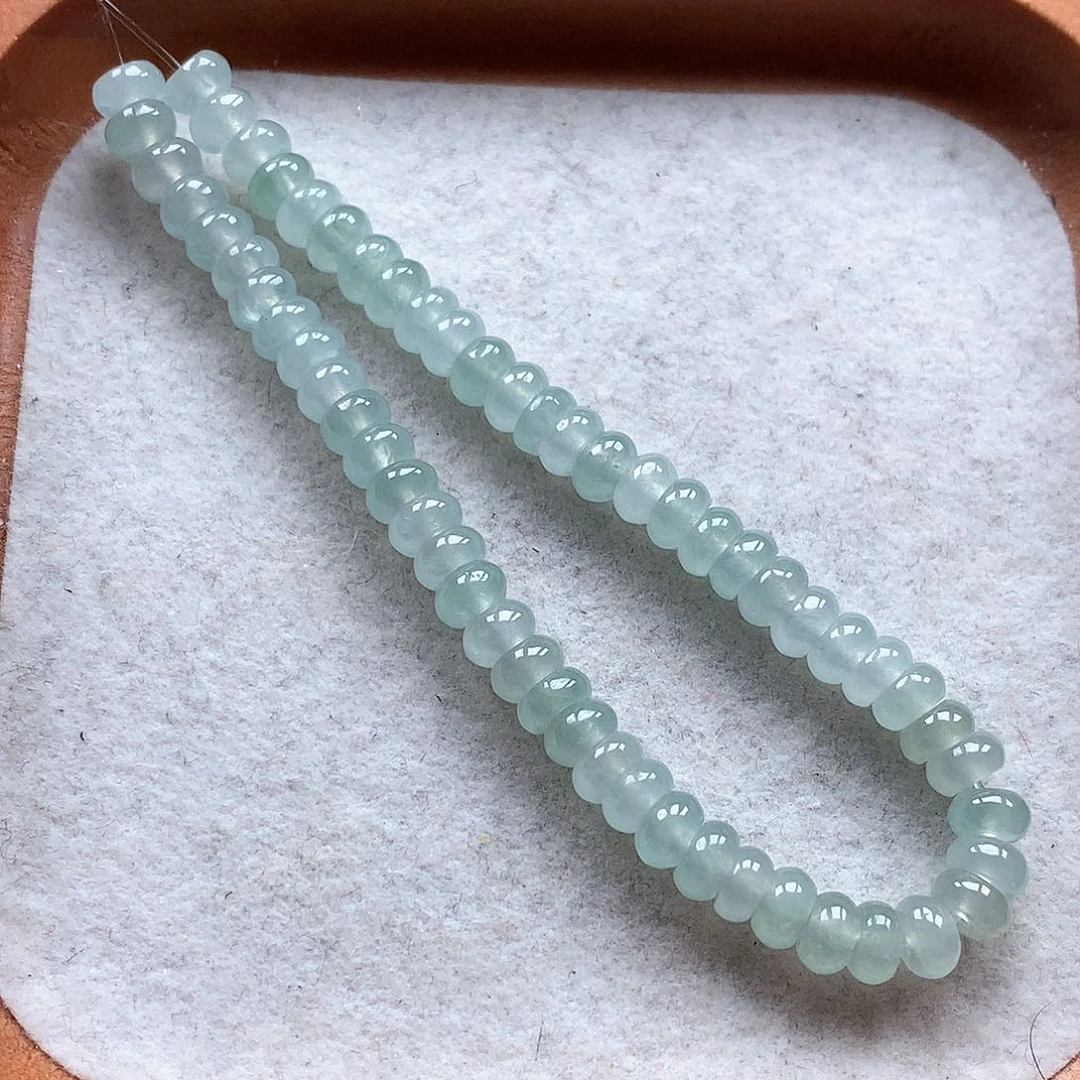 翡翠未镶嵌手串股珠5.2