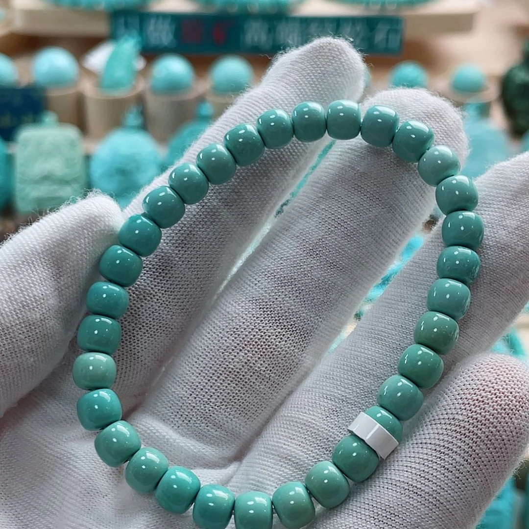 未镶嵌绿松石珠宝奇石