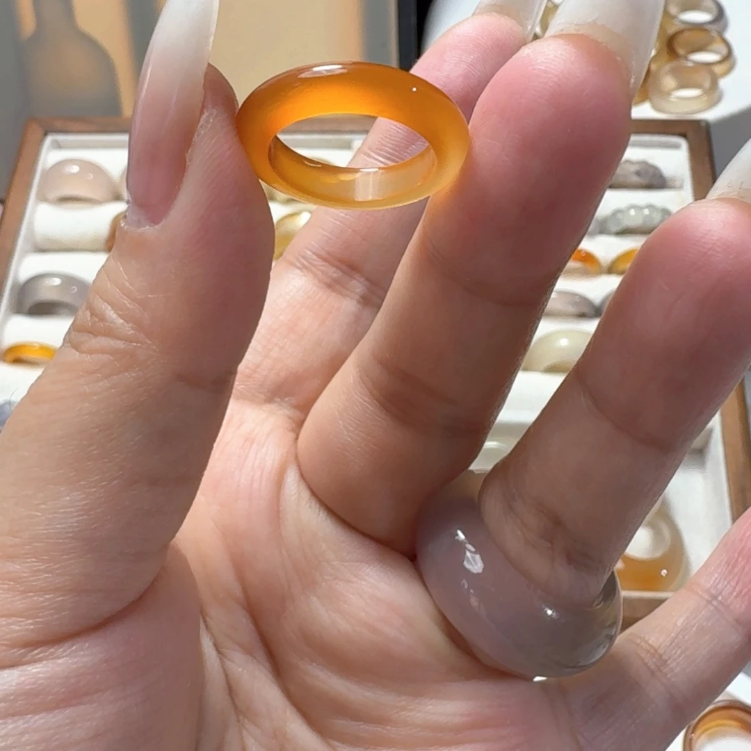 合金戒指玛瑙/玉髓213港9