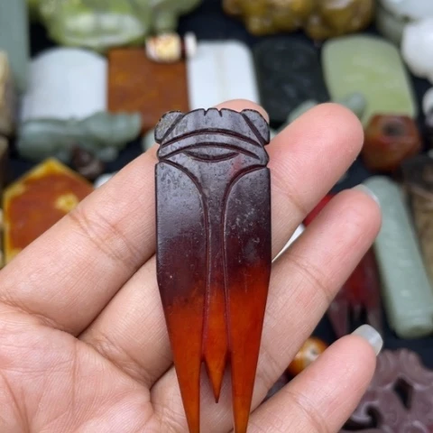 和田玉未镶嵌颈饰7