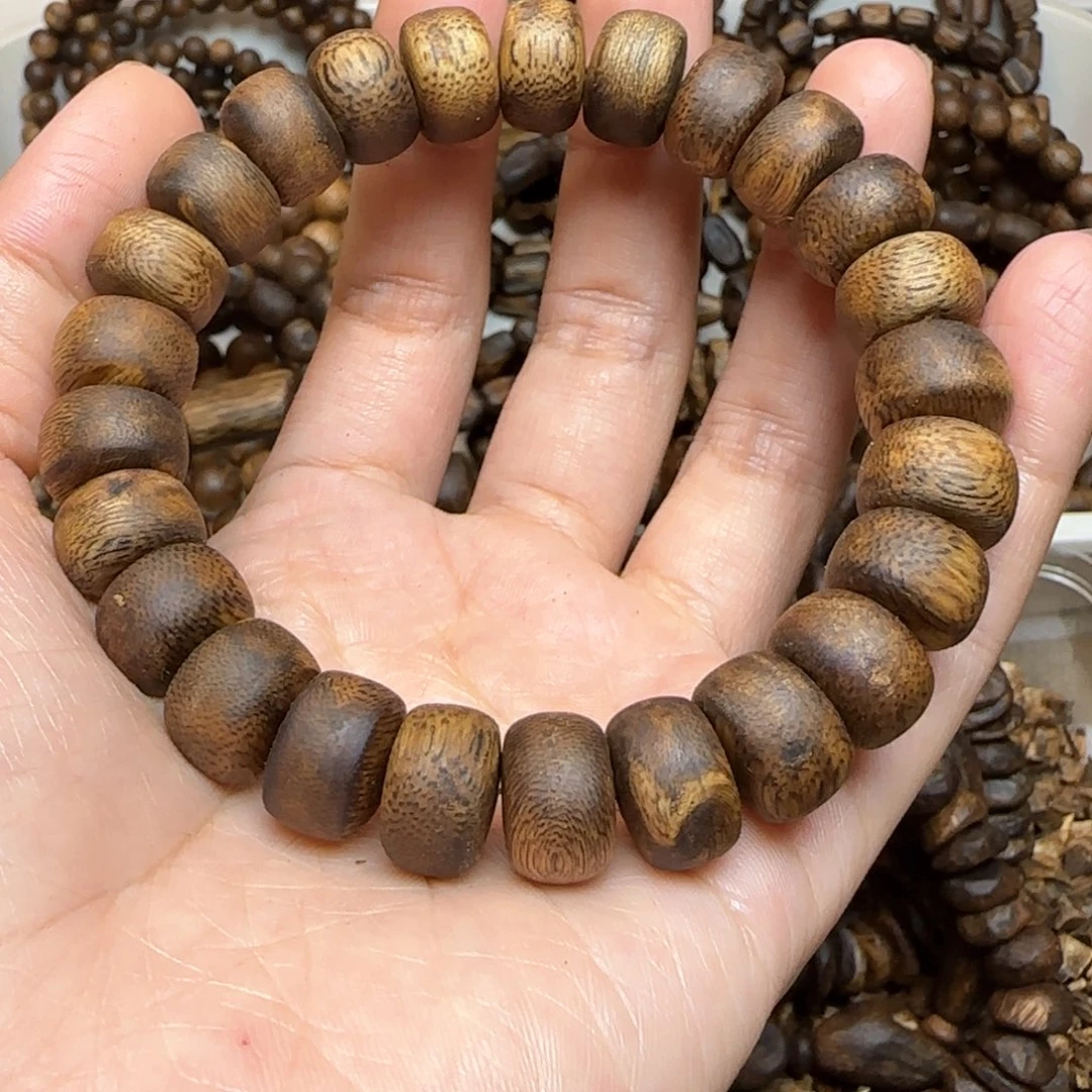 手串沉香单圈1.2规格14.6克乌身老料