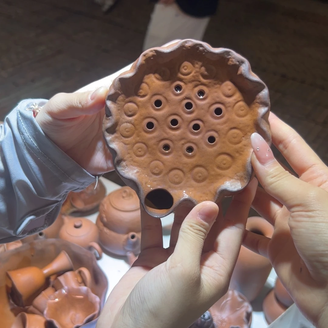 裸烧老岩泥原矿茶具