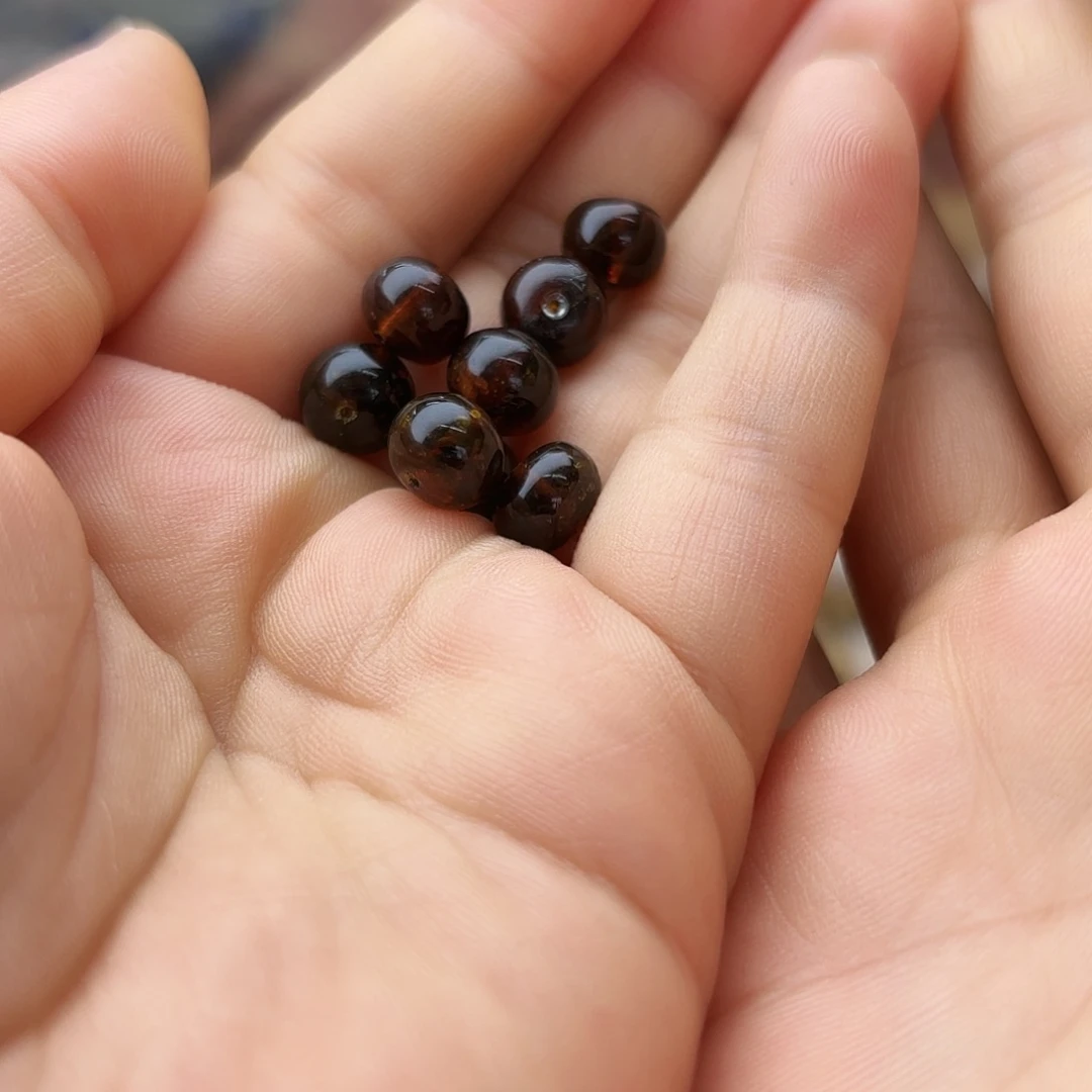 没***乐琥珀未镶嵌裸石八