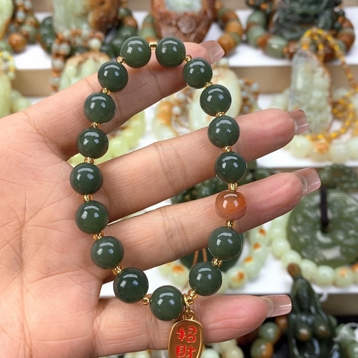 【闪购商品】透闪石质玉手串未镶嵌