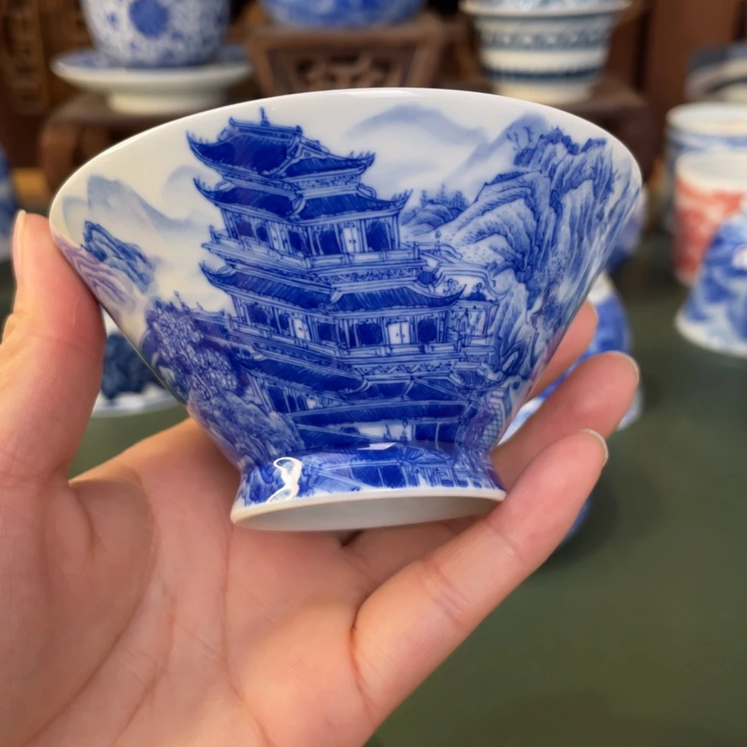 杯景德镇陶瓷手工手绘