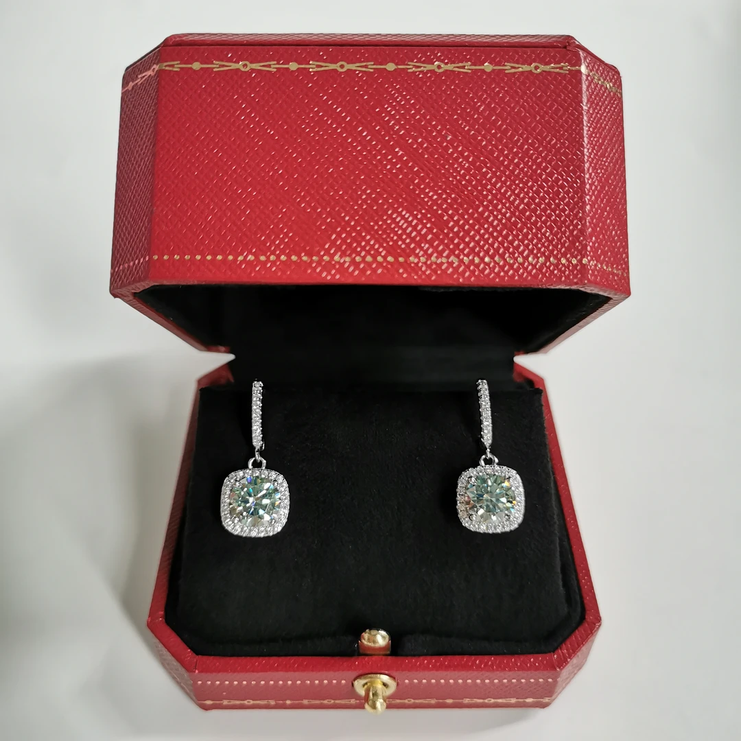 2846耳环--2卡绿收藏级轻奢时尚设计首饰送礼盒