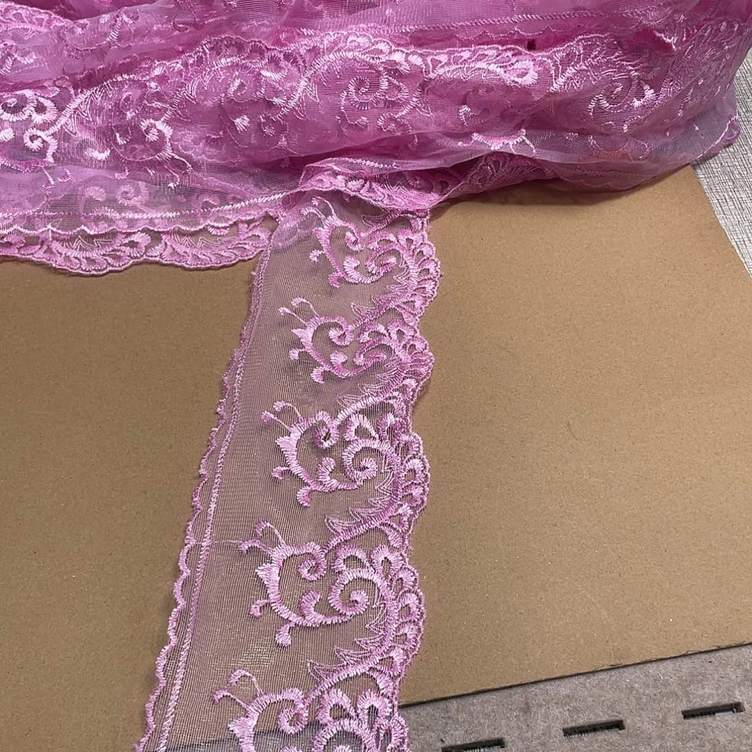 无纺布直播链接花边装饰