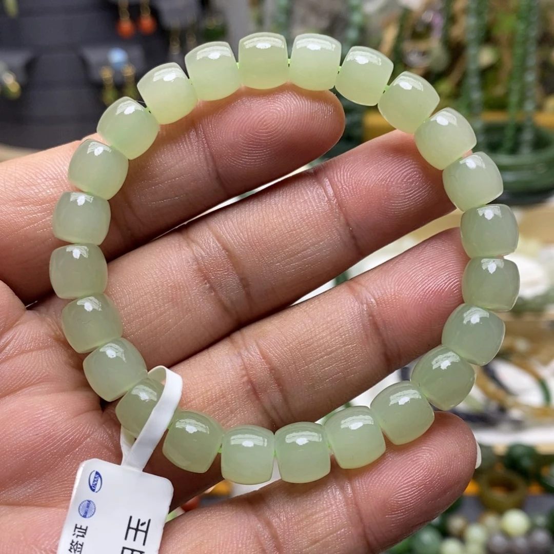 和田玉手链未镶嵌59