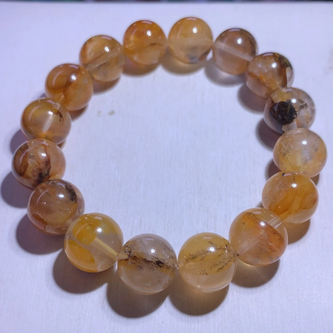 水晶银S925镶嵌手串小树胶花12.8m